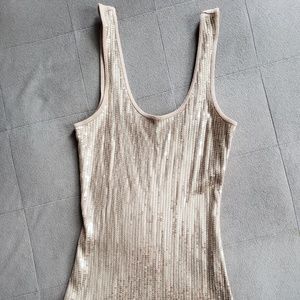 Sequined tank